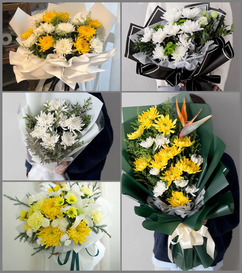贵州毕节市金沙县禹谟镇金岩村白事花束代送